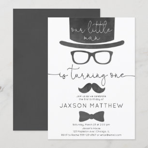 Invitación Niñito fiesta de primer cumpleaños