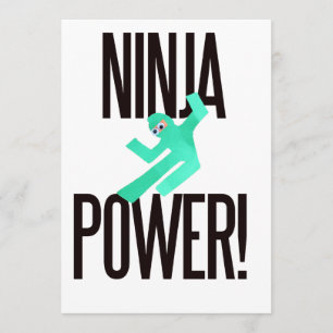 Invitación Ninja Power