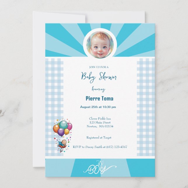 Invitación niño (Anverso)