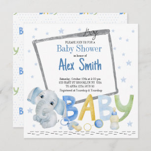 Invitación Niño acuático