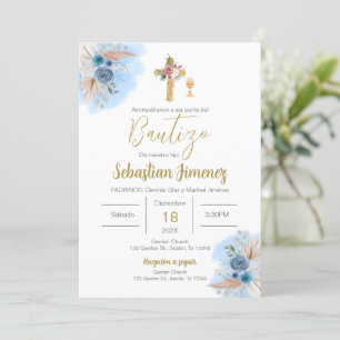 Invitación Niño Bautista Español