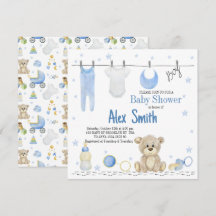 Niño bebé en acuarela