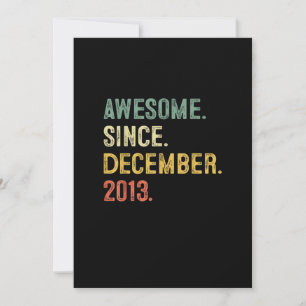 Invitación Niño de 9 años de regalo de noveno cumpleaños asom