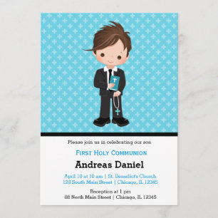 Invitación Niño de la Santa Comunión