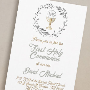 Invitación Niño de Primera Comunión