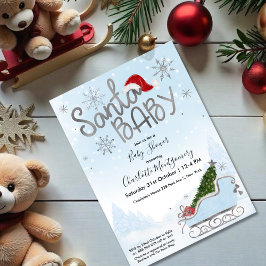Invitación Niño de Santa Navidad Baby Shower