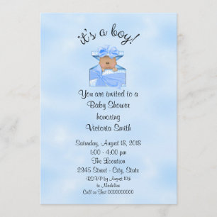 Invitación Niño étnico de Baby Shower