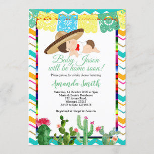 Invitación Niño Fiesta Invitado a Baby Shower verano