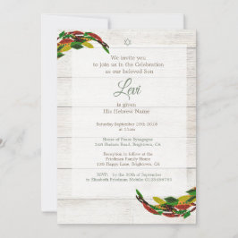 Invitación Niño judío hebreo que llama ruso