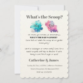 Invitación Niño o Chica, ¿qué será la revelación de género?