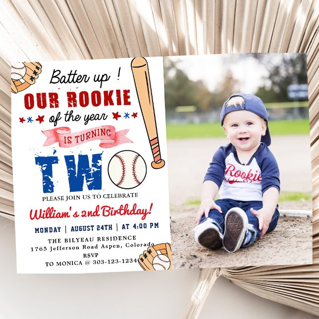 Invitación Niños Béisbol Fiesta de cumpleaños 2014 Batería ar (Subido por el creador)