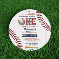 Niños Béisbol Primer Cumpleaños