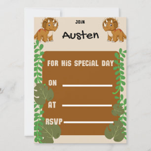 Invitación Niños de cumpleaños