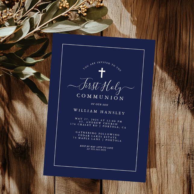 Invitación Niños de la Marina Primera Comunión  (Subido por el creador)