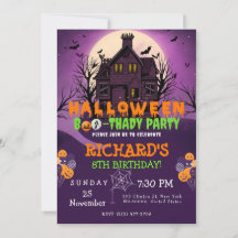 Niños del tema de Halloween Fiesta de cumpleaños