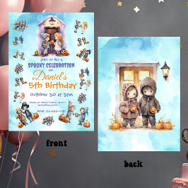 Invitación Niños en Halloween Fiesta de cumpleaños