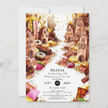 Niños encantados Cumpleaños del Chocolate