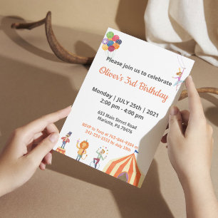 Invitación Niños especiales Personalizado Tema Elegante Cumpl