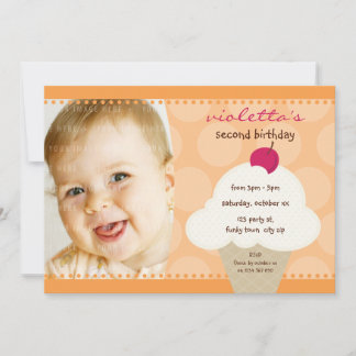 Invitación NIÑOS FIESTA DE CUMPLEAÑOS INVITAR lindo helado