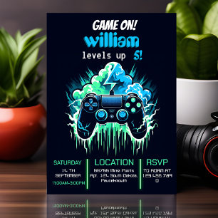 Invitación niños geniales nivel de juego hasta 5 años