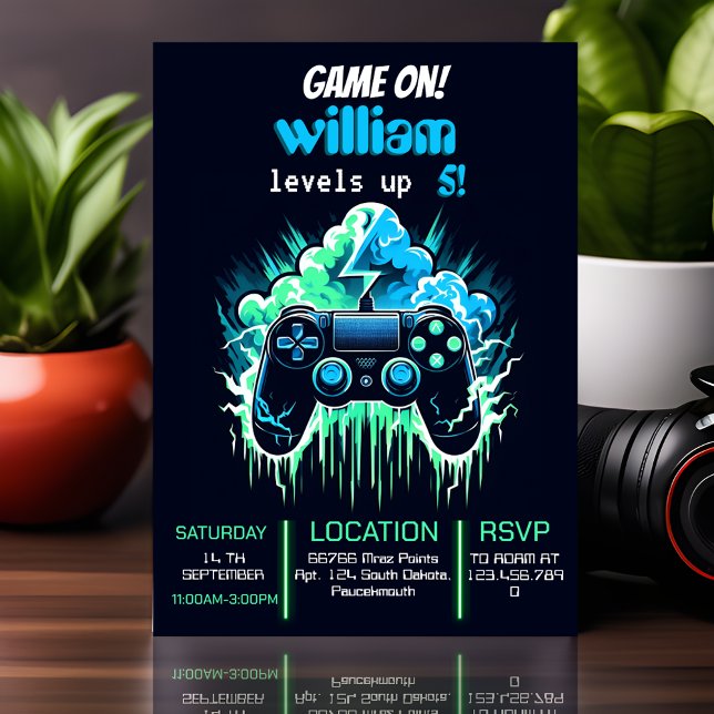 Invitación niños geniales nivel de juego hasta 5 años (Subido por el creador)