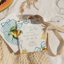 Niños Limón Ciao Baby Baby Shower Italiano