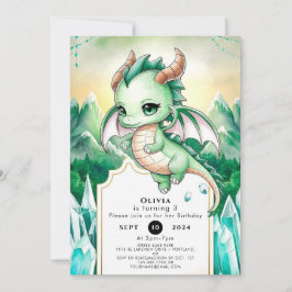Invitación Niños míticos Dragon Cumpleaños