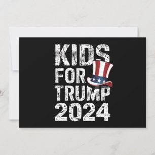 Invitación Niños Para Trump Elección USA 2024