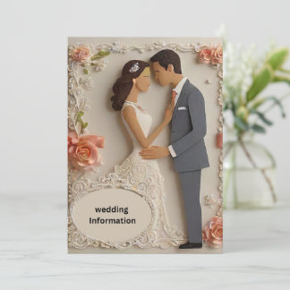 Invitación NIQUE Boda se pregunta: Los deseos de los Bodas vi