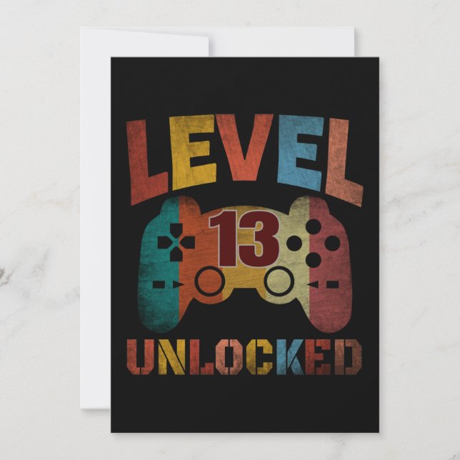 INVITACIÓN NIVEL 13 DESBLOQUEADO (Anverso)