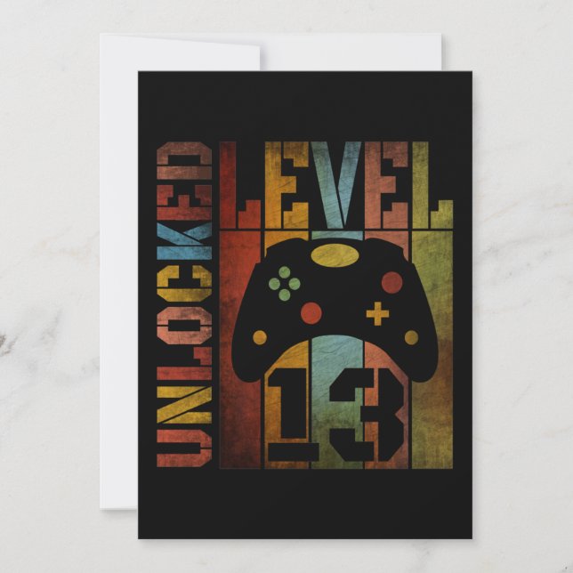 INVITACIÓN NIVEL 13 DESBLOQUEADO (Anverso)