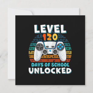 Invitación Nivel de 120 días de escuela desbloqueado