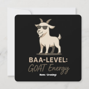 Invitación Nivel de Baa: Energía de la Cabra Más Grande Chist