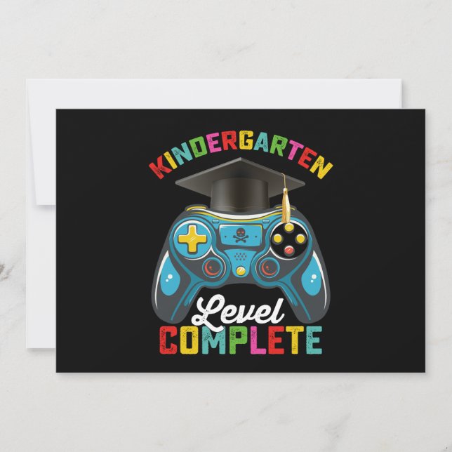 Invitación Nivel de jardín de infancia Juegos completos de gr (Anverso)