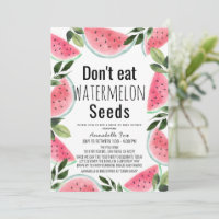 No comas semillas de sandía manejadas por Baby Sho