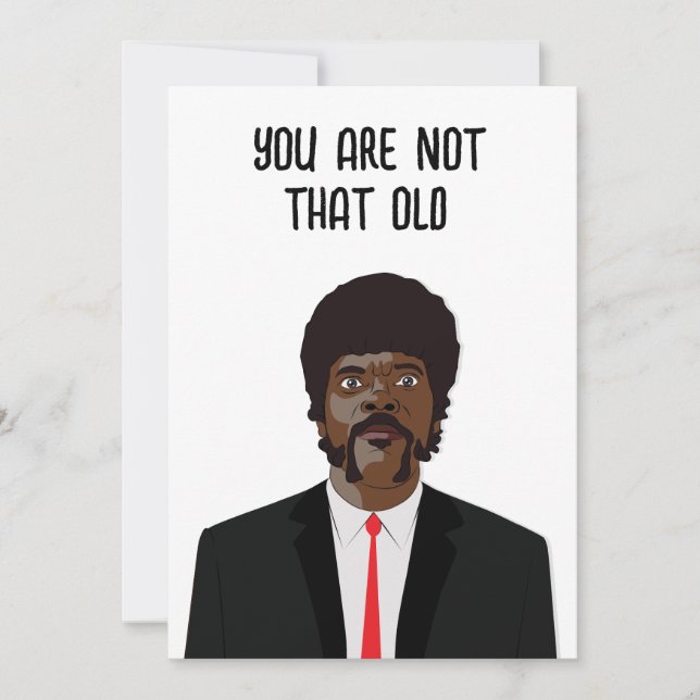 Invitación No Eres Tan Viejo Cumpleaños Gracioso (Anverso)