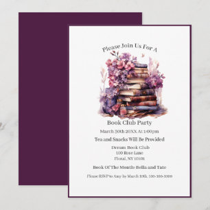 Invitación No es acumular si son libros, club de lectura
