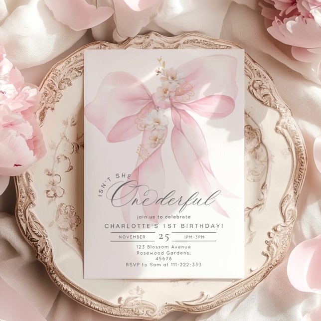 Invitación ¿No es ella una maravillosa chica de Bow Rosado el (Subido por el creador)
