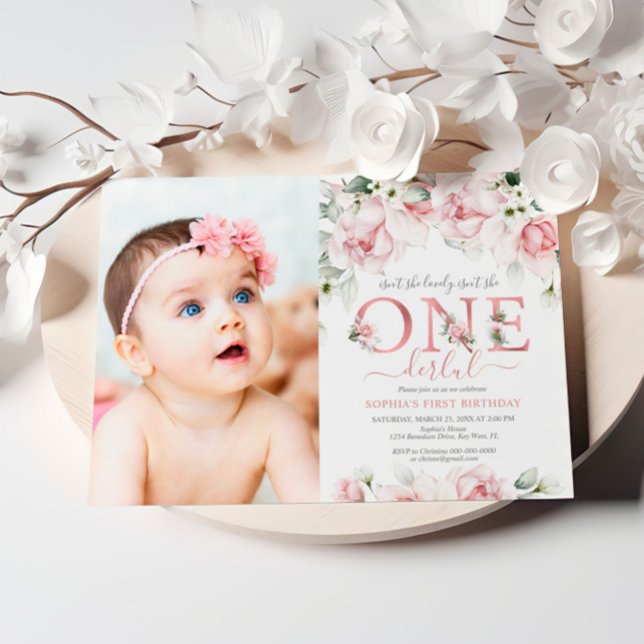 Invitación ¿No es encantadora? ¿No es maravillosa su primer c (Subido por el creador)