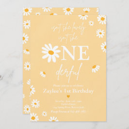 Invitación ¿No es encantadora? ¿No es un cumpleaños maravillo