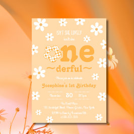 Invitación ¿No es maravillosa la fiesta de cumpleaños floral