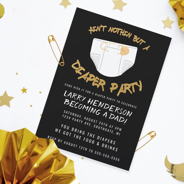 Invitación No es nada más que un Fiesta de Hip Hop Fiesta pañ (Subido por el creador)