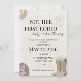 Invitación No es su primer rodeo