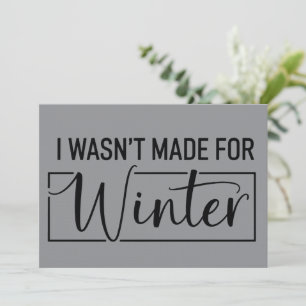 Invitación No Fui Hecho Para Regalo De Navidad De Temporada D
