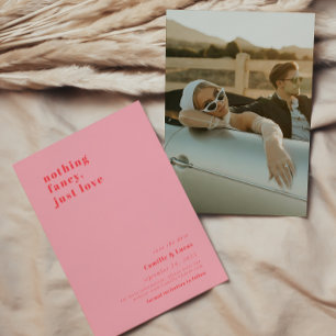 Invitación No hay nada de fantasía que solo le guste el Boda