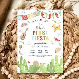 Invitación No hay tiempo para la siesta fiesta mexicana de pr