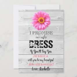 Invitación No hay vestido feo si dices que sí.