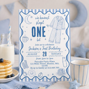 Invitación No Hemos Dormido Nada Pijamas Cumpleaños