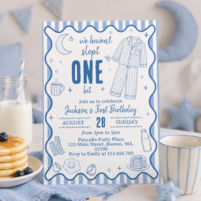Invitación No Hemos Dormido Nada Pijamas Cumpleaños (Subido por el creador)