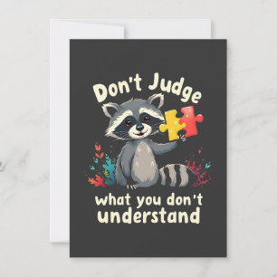 Invitación No juzgues lo que no entiendes el autismo